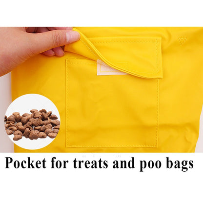 Dog Rain Coat Reflective Waterproof Jacket Outdoor Vest Windproof Raincoat UK