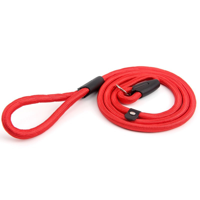 Dog Puppy Training Slip Rope Dog Lead 1cm Strong Nylon Training Walking Leash