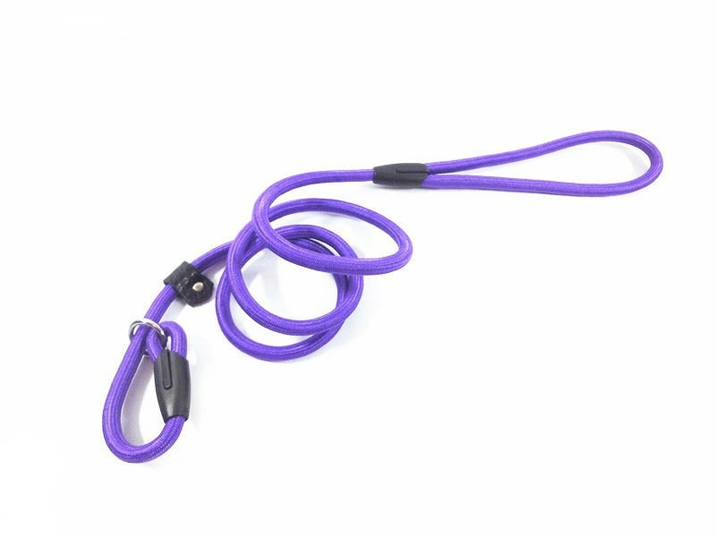 Dog Puppy Training Slip Rope Dog Lead 6mm Strong Nylon Training Walking Leash