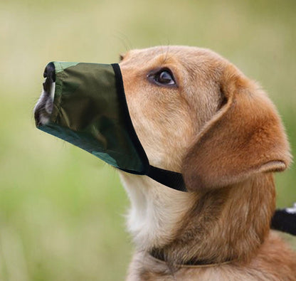 Black Adjustable Breathable Safety Dog Muzzles Anti-Biting Anti-Barking Anti-Chewing