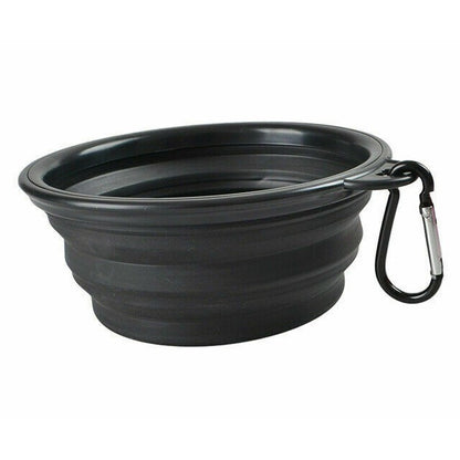 Collapsible Pet Dog Cat Feeding Bowl Pop Up Compact Travel Silicone Dish Feeder