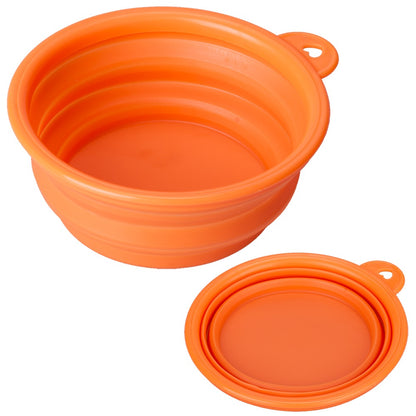 Collapsible Pet Dog Cat Feeding Bowl Pop Up Compact Travel Silicone Dish Feeder