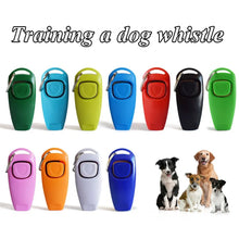 Dog Training Clicker Whistle with keyring Trainer for Dogs Cats