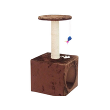 Cat Tree Tower Climbing Frame with Scratching Post Hideaway Box